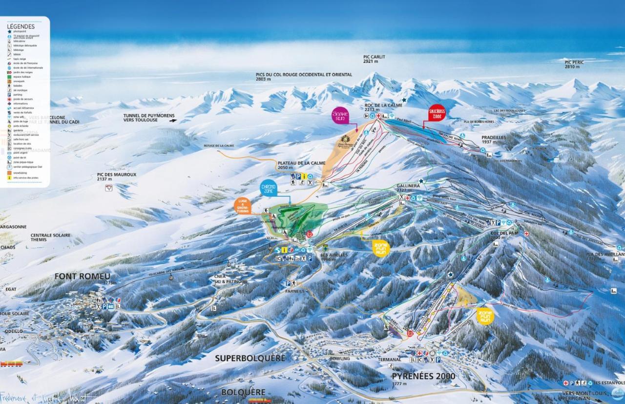 Chalet Isard Pyrenees 2000 - 300M Des Pistes Bolquere Pyrenees 2000 المظهر الخارجي الصورة